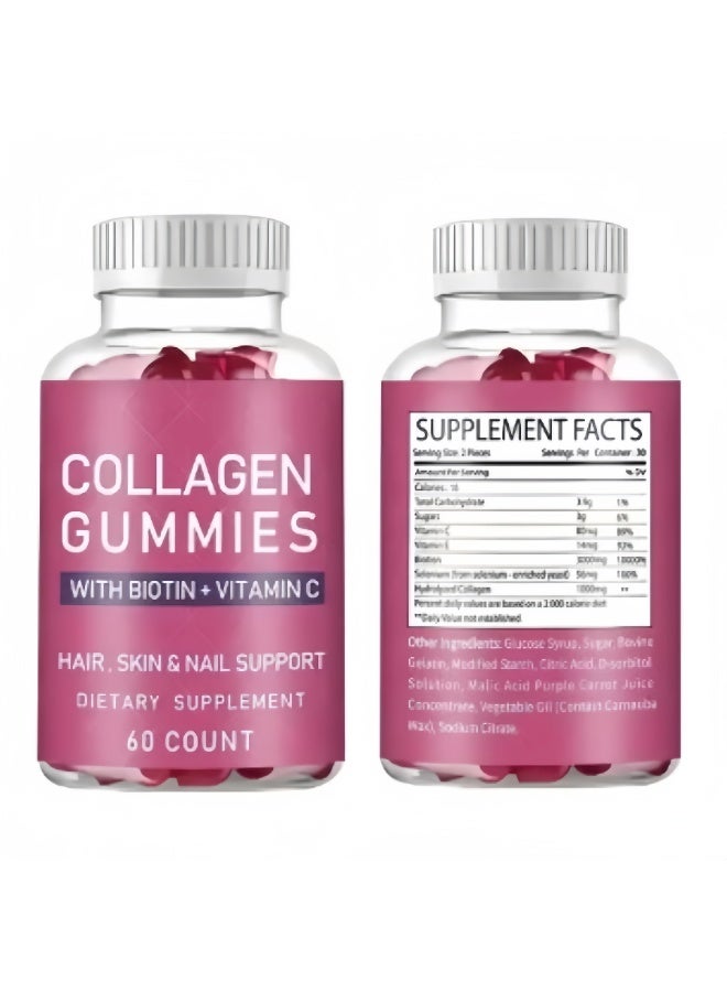 بيودي حلاويات الكولاجين للجمال: نصيحتنا اللذيذة والمرنة تجمع بين الكولاجين والبيوتين وفيتامين ج لترطيب الشعر اللامع والبشرة المرنة والأظافر القوية — بالإضافة إلى دعم صحة العضلات والعظام والمفاصل - Image 4